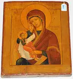 Russisch, 19.Jh by Gottesmutter Lindere meinen Kummer, tempera, offered Jun 2019