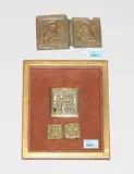 Russisch, 18./19.Jh by Lot: 3 Metallikonen, bronze, offered Jun 2019