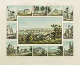 Ansicht der Stadt Aarau deren innern Theile und nähern Umgebungen by Johann Baptist Isenring, aquatint, offered Jun 2019
