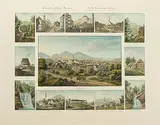 Ansicht des Fleckens Herisau und der merkwürdigsten Orte in Appenzell V.R. by Johann Baptist Isenring, aquatint, sold Jun 2019