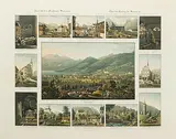 Ansicht des Fleckens Sarnen und dessen merkwürdigsten Umgebungen in Obwalden by Johann Baptist Isenring, aquatint, sold Jun 2019