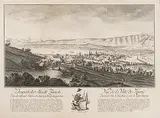 Prospect der Stadt Zürich by Johann Jakob Koller, etching, sold Jun 2019