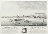 Prospect der Stadt Zürich by Johann Jakob Koller, etching, sold Jun 2019