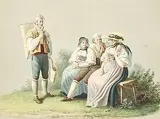 Trachten aus dem Lauterbrunnental by Gabriel fils Lory, lithograph, offered Jun 2019