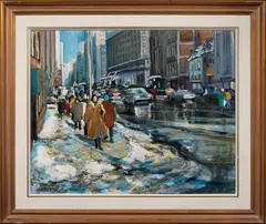 Untitled by Ingrid Harrison, acrylic on canvas, sold May 2023
