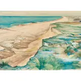 Island of Sylt in the North Sea by Paul Mechlen, 1937, watercolor, sold May 2023