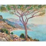 Banalbufar by Francesco Guinart-Candelich, oil on canvas, sold May 2023