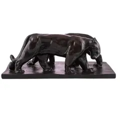 The Lovers by Arthur Putnam, bronze sculpture, sold May 2023