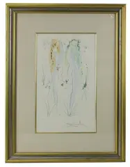 Return by Salvador Dalí, drypoint etching, sold Feb 2026