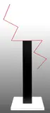Postmodern Abstract Sculpture by George D'Amato, 1980s, Mixed Media, sold Nov 2024