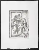Waiting for Rehearsal by Paul Cadmus, 1984, Etching on Wove Paper, sold Nov 2024