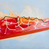 The Race by Eva Bouzard-Hui, Acrylic on Canvas, sold Nov 2024