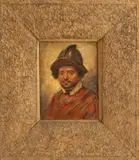 After Carel Fabritius (Dutch by Oscar Pereira da Silva, Oil on Board, sold Nov 2024