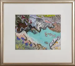Tidal Pools by Judyth Katz, 2005, Pastel on Paper, sold Nov 2024