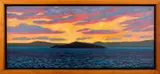 Sunset Over Snake Island by Charles Cushing, 2003, Oil on Canvas, sold Nov 2024