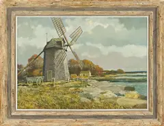 Untitled by Eric Sloane, oil on canvas board, sold Sep 2026