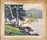 Untitled by A William Fisher, oil on canvas, sold Sep 2026