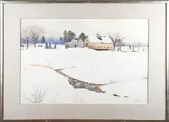 Untitled by Loring W. Coleman, watercolor on paper, sold Sep 2026