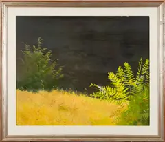 Untitled by William B Hoyt, acrylic on masonite, sold Sep 2026