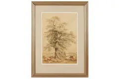 Untitled by Thomas Sidney Cooper, watercolour, offered Jun 2023