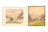 Untitled by George Janny, watercolor, offered Jun 2023