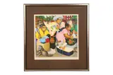 Untitled by Beryl Cook, lithograph, offered Jun 2023