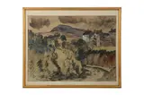 Untitled by Mary Melville Farrar Foster, mixed media, offered May 2023