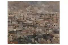 Untitled by Bernard Myers, oil on canvas, offered May 2023