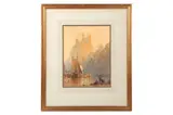Untitled by William Purser, watercolour, offered May 2023
