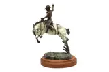Untitled by Jay Contway, bronze and wood, offered May 2023