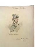 Untitled by World War I.- Berne-Bellecour, 1919, watercolour, offered May 2023