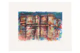Preview: Roslin Square by Andrew Hood, mixed media on card, offered Apr 2023