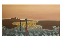 Untitled by Bryant McDiven, oil, offered Apr 2023