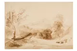 Untitled by Peter De Wint O.W.S, pencil and sepia, offered Apr 2023