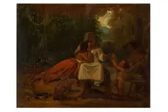 Untitled by Juan León Pallière, oil on canvas, offered Apr 2023