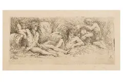 Untitled by Salvator Rosa, etching, offered Apr 2023