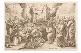 After maerten de vos by Matteo Florimi, engraving, offered Apr 2023