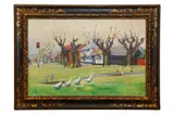Untitled by Nina Hill, oil on canvas, offered Mar 2023