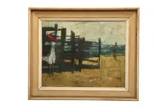 Untitled by Paul Millichip, oil on canvas, offered Mar 2023