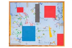 Untitled by Theodore Mendez, oil and acrylic on canvas, offered Mar 2023