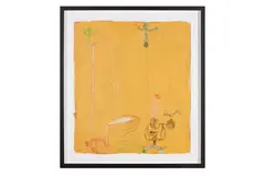 Untitled by David Spiller, oil on paper, offered Mar 2023