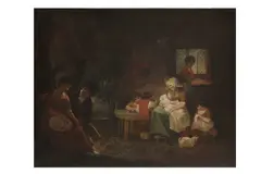 Untitled by Francis Wheatley, oil on canvas, offered Mar 2023
