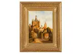 Untitled by M Mayer, oil on board, offered Mar 2023