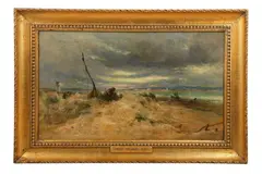 Untitled by Henry Williams, oil on canvas, offered Mar 2023