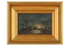 Untitled by Thomas Bush Hardy, oil on board, offered Mar 2023