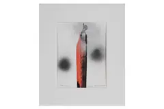 Untitled by Denis Bowen, mixed media on paper, offered Mar 2023