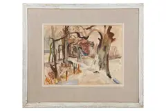 Untitled by Katharine 'Kitty' Church, watercolour on paper, offered Mar 2023