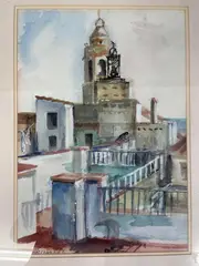 Untitled by Katharine 'Kitty' Church, watercolor, offered Mar 2023