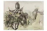 Untitled by Katharine 'Kitty' Church, watercolour, offered Mar 2023