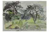 Untitled by Katharine 'Kitty' Church, ink and chalk, offered Mar 2023